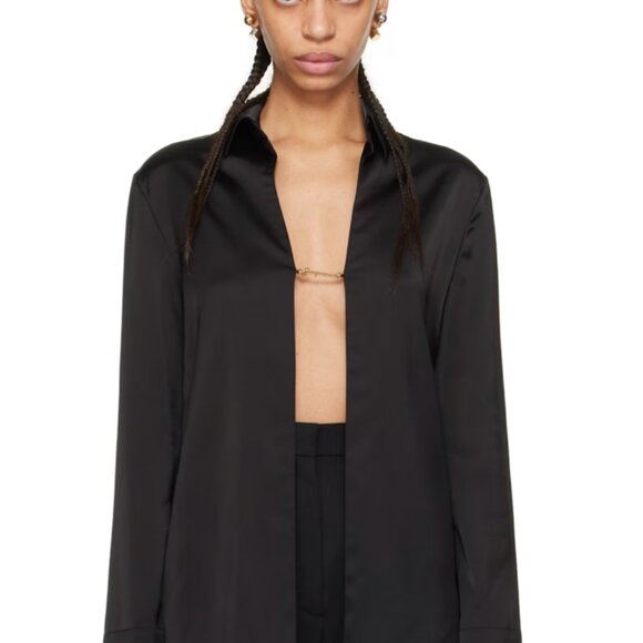 JACQUEMUS Black 'The Notte' Shirt - Picture 4 of 4
